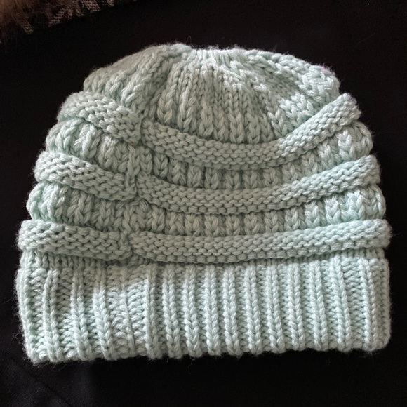 EUC CC Kids Mint Hat. Opening for ponytail. - Picture 5 of 6